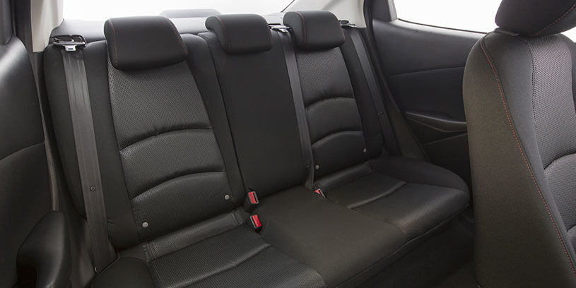 2016 Mazda 2 Sedan back seats