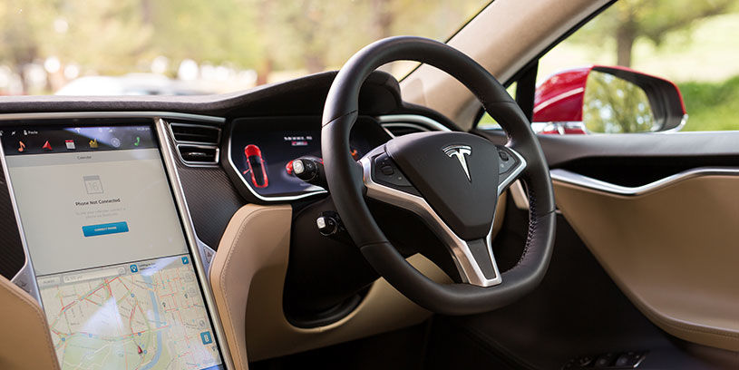2016 tesla model s p90d console