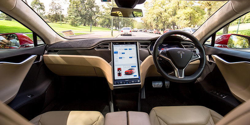 2016 tesla model s p90d interior