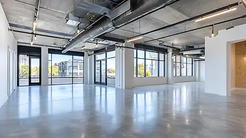 Large business interior ready for occupancy