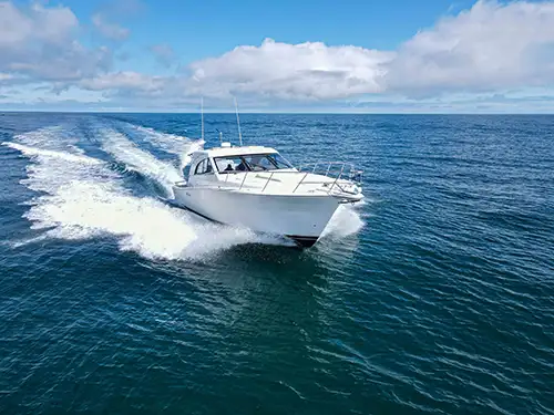 Speed boat in the sea