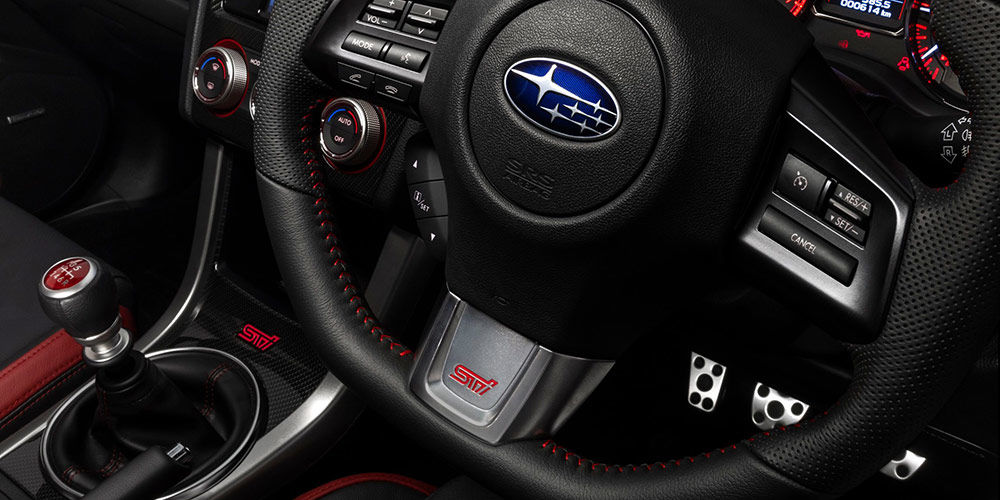 Subaru WRX STI inside