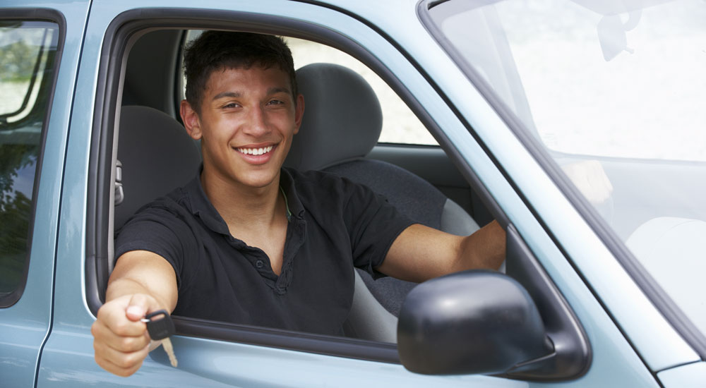 Young Man New Car Profile Main Hero