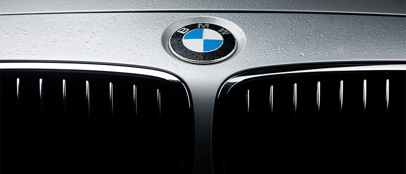 bmw car front close up